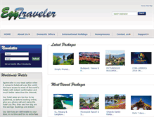 Tablet Screenshot of egytraveler.com
